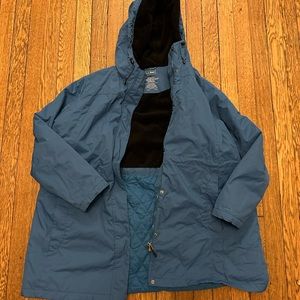 LL bean women’s parka coat 3X